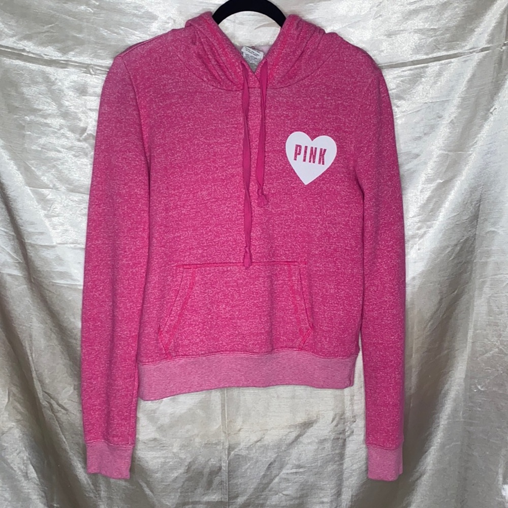 Pink vs hoodie size small
